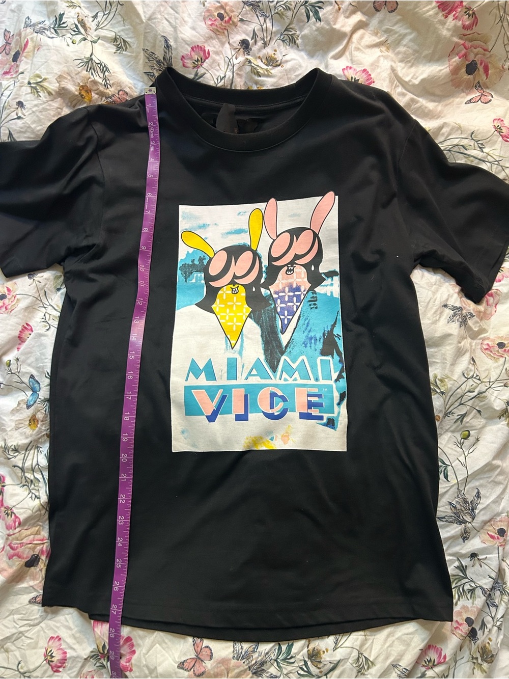 Authentic VLONE Miami Vice Graphic Tee – Black (Size S) - Picture 5 of 8